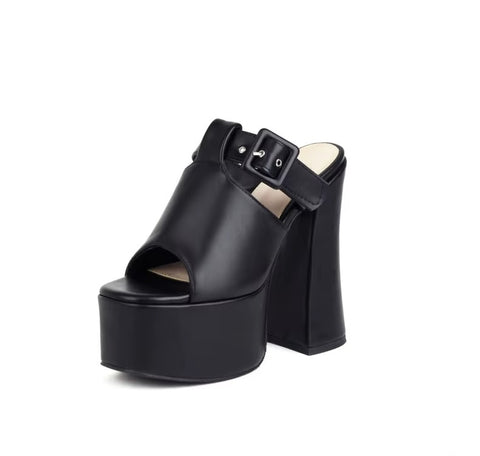 New Punk Goth Platform Buckle Sexy Lady Pumps High Heels Sandals CODE: KAR5422