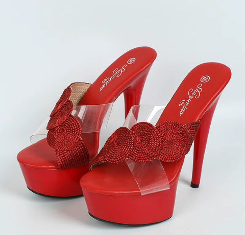 New Ultra High Transparent Crystal Slim Heels CODE: KAR5430