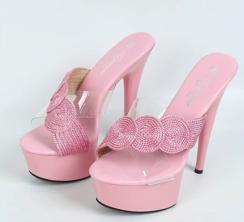 New Ultra High Transparent Crystal Slim Heels CODE: KAR5430
