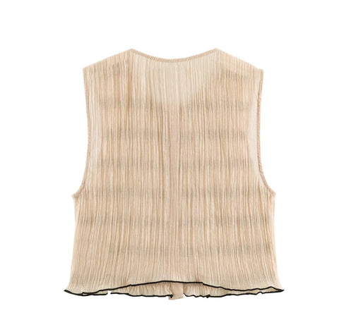 New Fashion Sleeveless Top + Long Pant Casual 2 Piece Set CODE: KAR5433