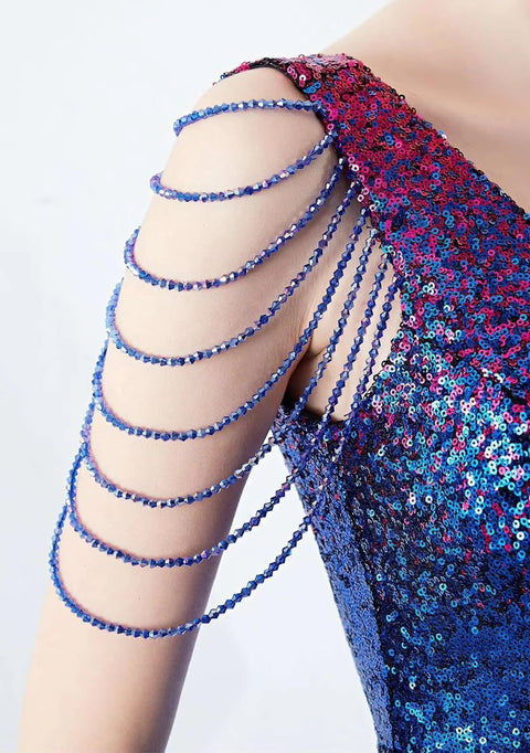 New Sexy Backless Sequin Maxi long Party Dress CODE: KAR5435