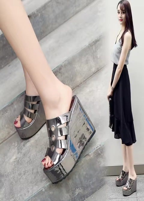New Thick Bottom Outside Wear Platform Sandals CODE: KAR5437