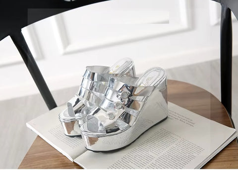 New Thick Bottom Outside Wear Platform Sandals CODE: KAR5437