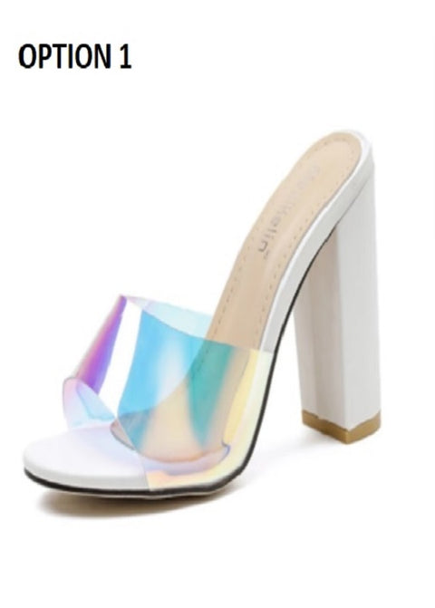 Transparent High Heels Sandals CODE: KAR958