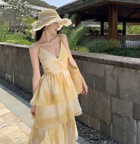 New Sexy Sleeveless Spaghetti Strap Vestidos Elegant Party Long Dress CODE: KAR3769