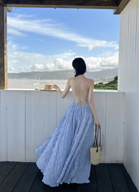 New Backless Sexy Long Dress CODE: KAR3774