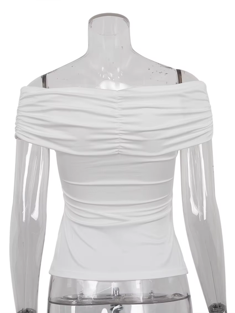 New Sexy V-Neck Short Sleeve Shirt Elegant Slim Chic Top CODE: KAR3777