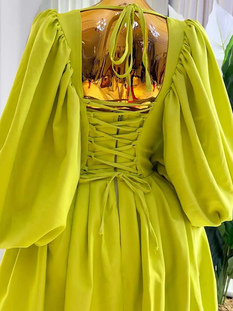 Sexy Sleeves Spring High Waist Elegant Slash Neck Long Dress CODE: KAR3788