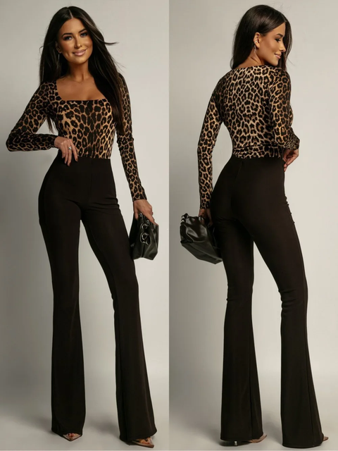 New Fashionable Casual High Waisted Solid Color Loose Fitting Pants CODE: KAR3797