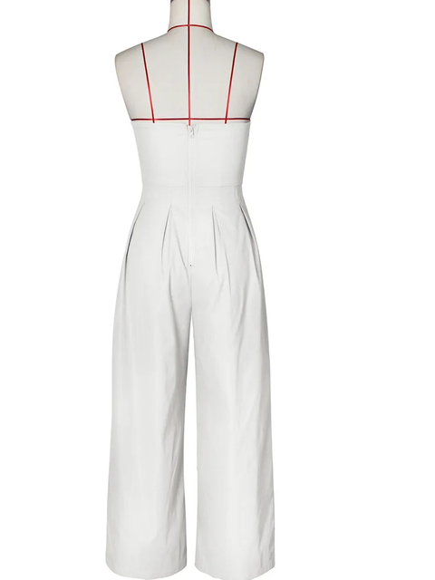 New Chic Button Details Palazzo Jumpsuit CODE: KAR3802