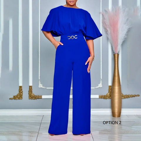 New Fashion O Neck Style Loose Night Club Party Jumpsuit CODE: KAR3810