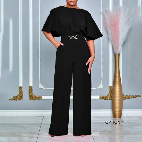 New Fashion O Neck Style Loose Night Club Party Jumpsuit CODE: KAR3810