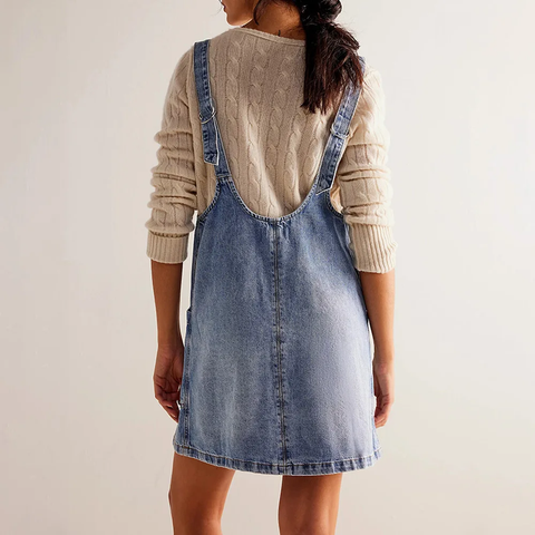 New Arrival Multico Brace Pocket Adjustable Dress CODE: KAR3824