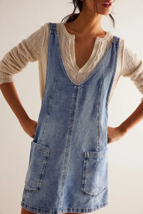 New Arrival Multico Brace Pocket Adjustable Dress CODE: KAR3824