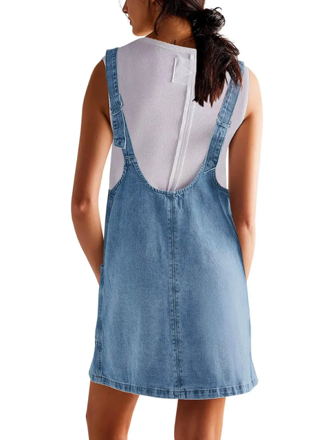 New Arrival Multico Brace Pocket Adjustable Dress CODE: KAR3824