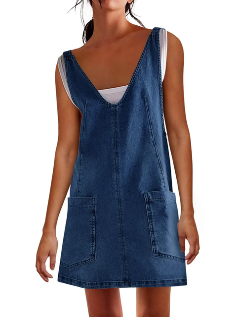 New Arrival Multico Brace Pocket Adjustable Dress CODE: KAR3824