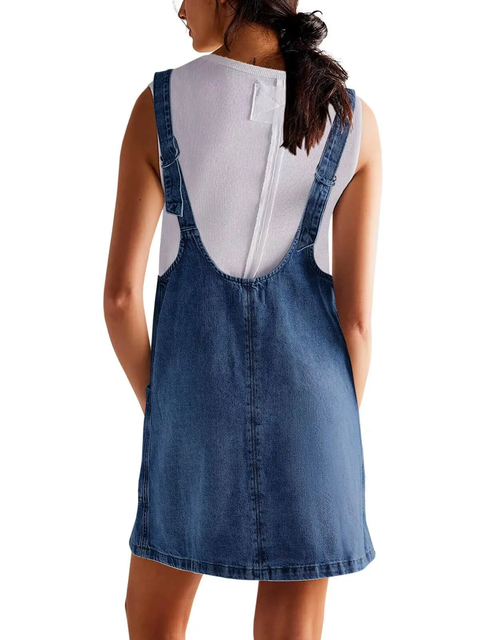 New Arrival Multico Brace Pocket Adjustable Dress CODE: KAR3824