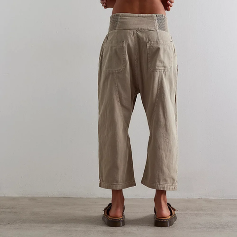 New Mid-waist Straight Nine-point Pants CODE: KAR3828
