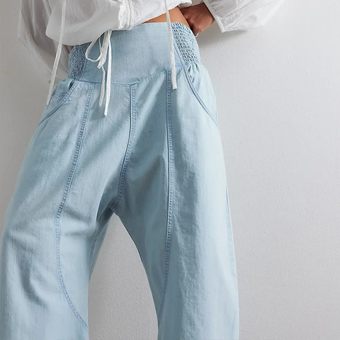 New Mid-waist Straight Nine-point Pants CODE: KAR3828