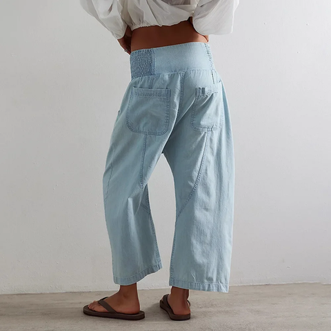 New Mid-waist Straight Nine-point Pants CODE: KAR3828
