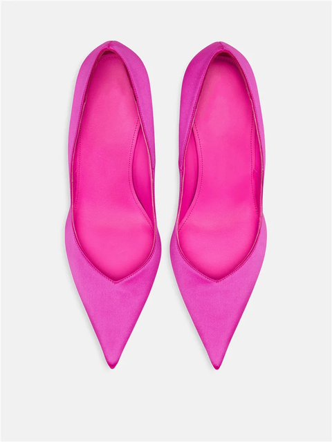 New Designer Patent Pointed Toe Sling back Shallow Shoes CODE: KAR3833