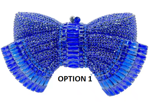 New Diamond Bow Metal Handbag CODE: KAR3835