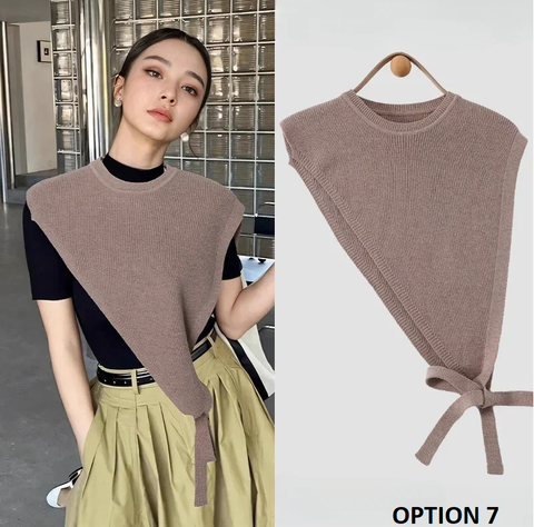 New Spring and Fall Fashion Triangle Shawl Folding Wear Top CODE: KAR3847