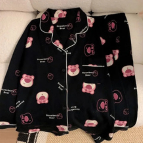 Spring New loungewear Cartoon Nightwear pajamas Set CODE: KAR3849