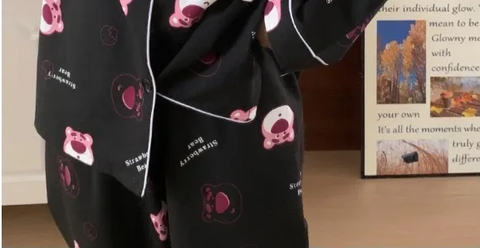 Spring New loungewear Cartoon Nightwear pajamas Set CODE: KAR3849