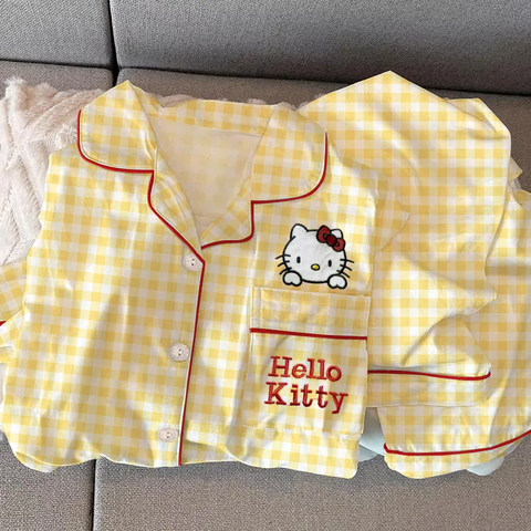 New Loungewear Lapel Long Sleeve Nightwear CODE: KAR3850