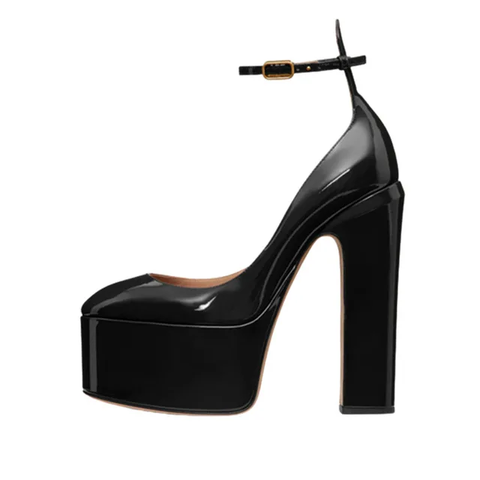 New Super Patent Pumps Round Toe High Heels CODE: KAR3855