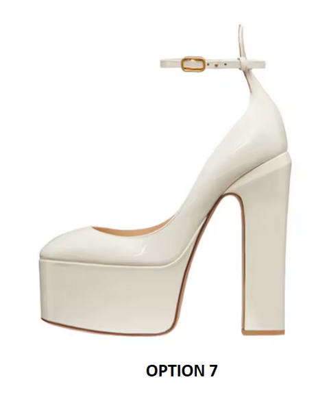 New Super Patent Pumps Round Toe High Heels CODE: KAR3855