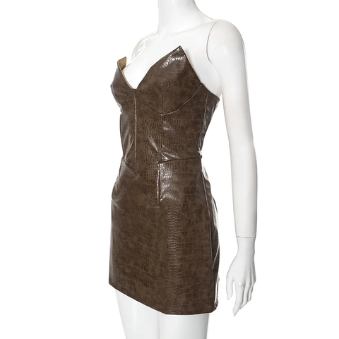 New Summer Sexy Waist Curvy Strapless Short Dress CODE: KAR3856