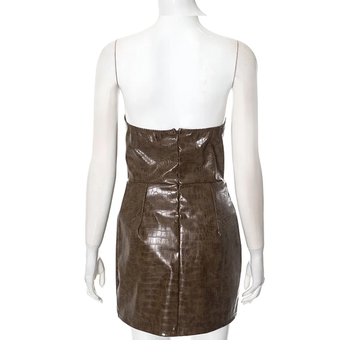 New Summer Sexy Waist Curvy Strapless Short Dress CODE: KAR3856