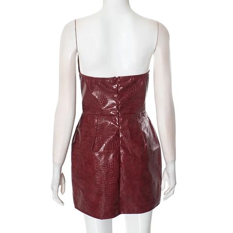 New Summer Sexy Waist Curvy Strapless Short Dress CODE: KAR3856