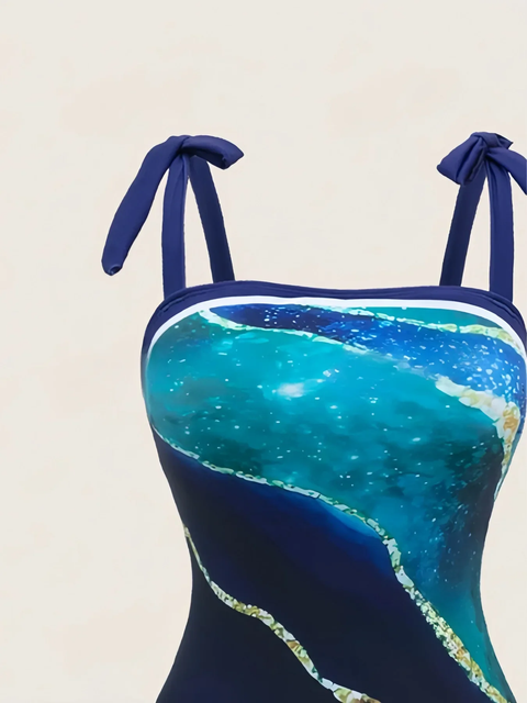 New Casual Elegant Comfortable Swimsuit Two-Piece Set CODE: KAR3860