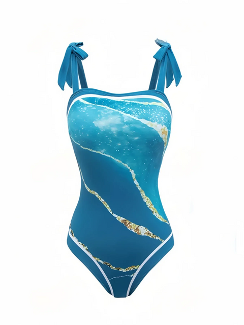 New Casual Elegant Comfortable Swimsuit Two-Piece Set CODE: KAR3860