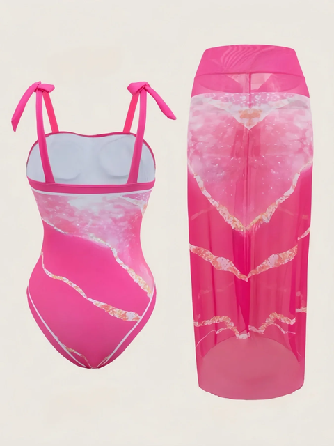 New Casual Elegant Comfortable Swimsuit Two-Piece Set CODE: KAR3860