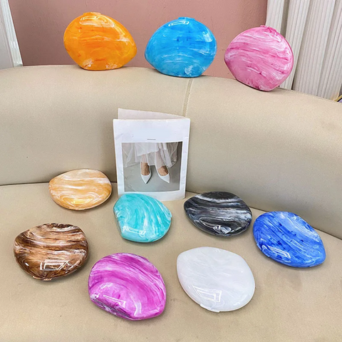 New Designer Shiny Marble Party Handbag CODE: KAR3869