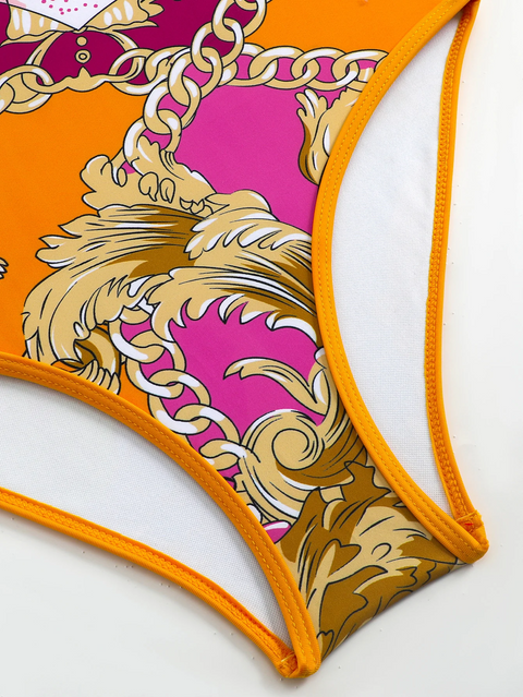 New back cross two-piece swimsuit CODE: KAR3883