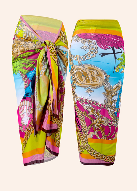 New back cross two-piece swimsuit CODE: KAR3883