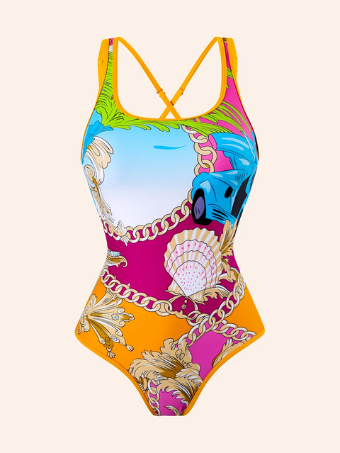 New back cross two-piece swimsuit CODE: KAR3883