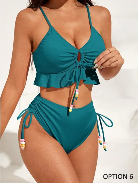 New High-Waist Bikini Swimsuit  CODE: KAR3886