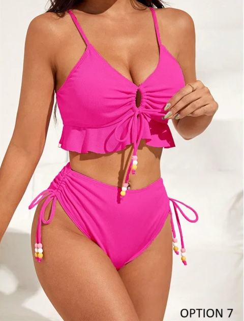 New High-Waist Bikini Swimsuit  CODE: KAR3886