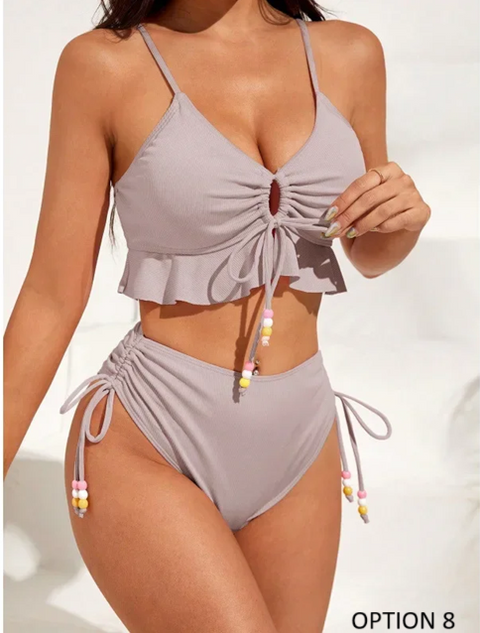 New High-Waist Bikini Swimsuit  CODE: KAR3886