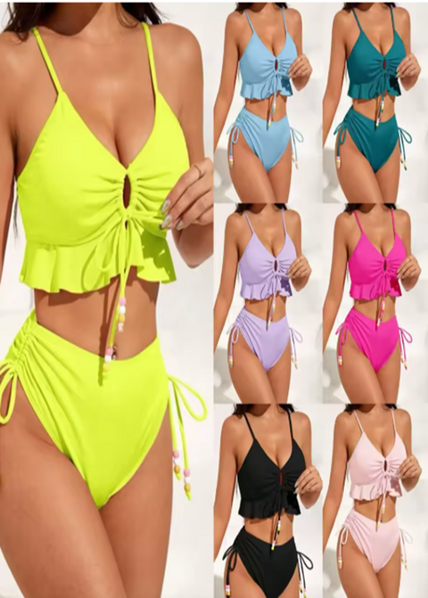 New High-Waist Bikini Swimsuit  CODE: KAR3886