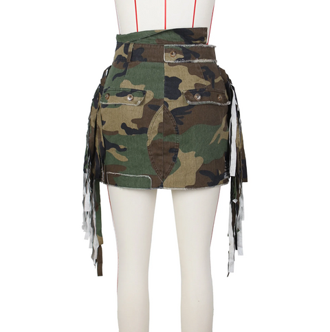 New Side Pocket Fashion High Waist Skirt CODE: KAR3896