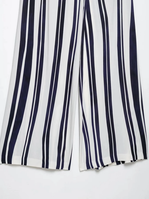 New Sexy Sleeveless Long Vest Loose Zipper Pants Set CODE: KAR3900