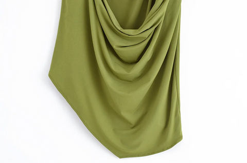 New Backless Top With Solid Wide-leg Pant Set CODE: KAR3901