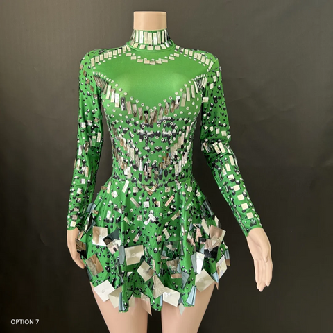 New Luxury high elastic Long Sleeve Evening Party Dress CODE: KAR3912